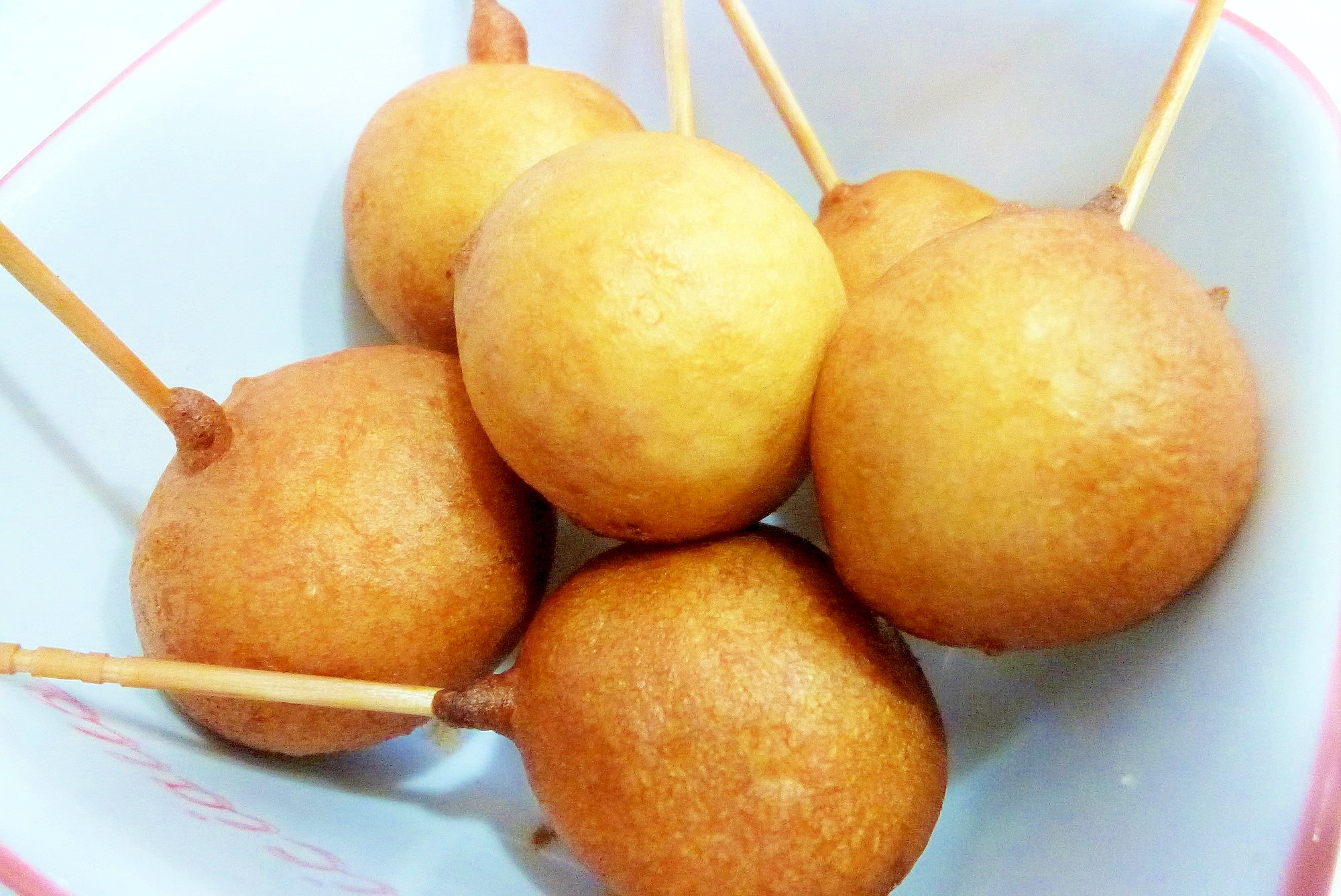 お弁当にもピッタリ入る まんまる アメリカンドック レシピ 作り方 By しらつむ 楽天レシピ お弁当にもピッタリ入る まんまる アメリカンドック レシピ 作り方 By しらつむ 楽天レシピ