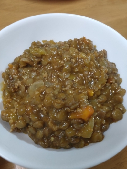 ヘルシーにおいしく！レンズ豆のカレー