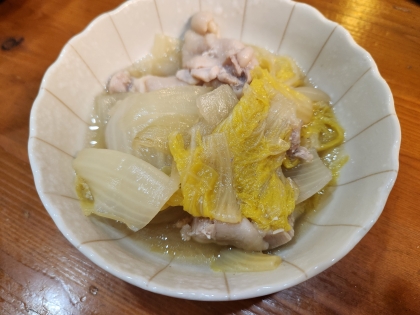 くたくたに煮込みました。風邪をひいたのど痛さんにも美味しく食べられたようです(*^^*)