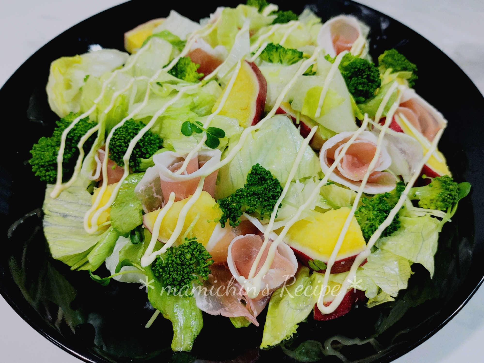 さつま芋と生ハムSalad
