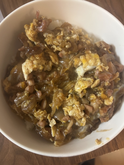 味濃いめの親子丼