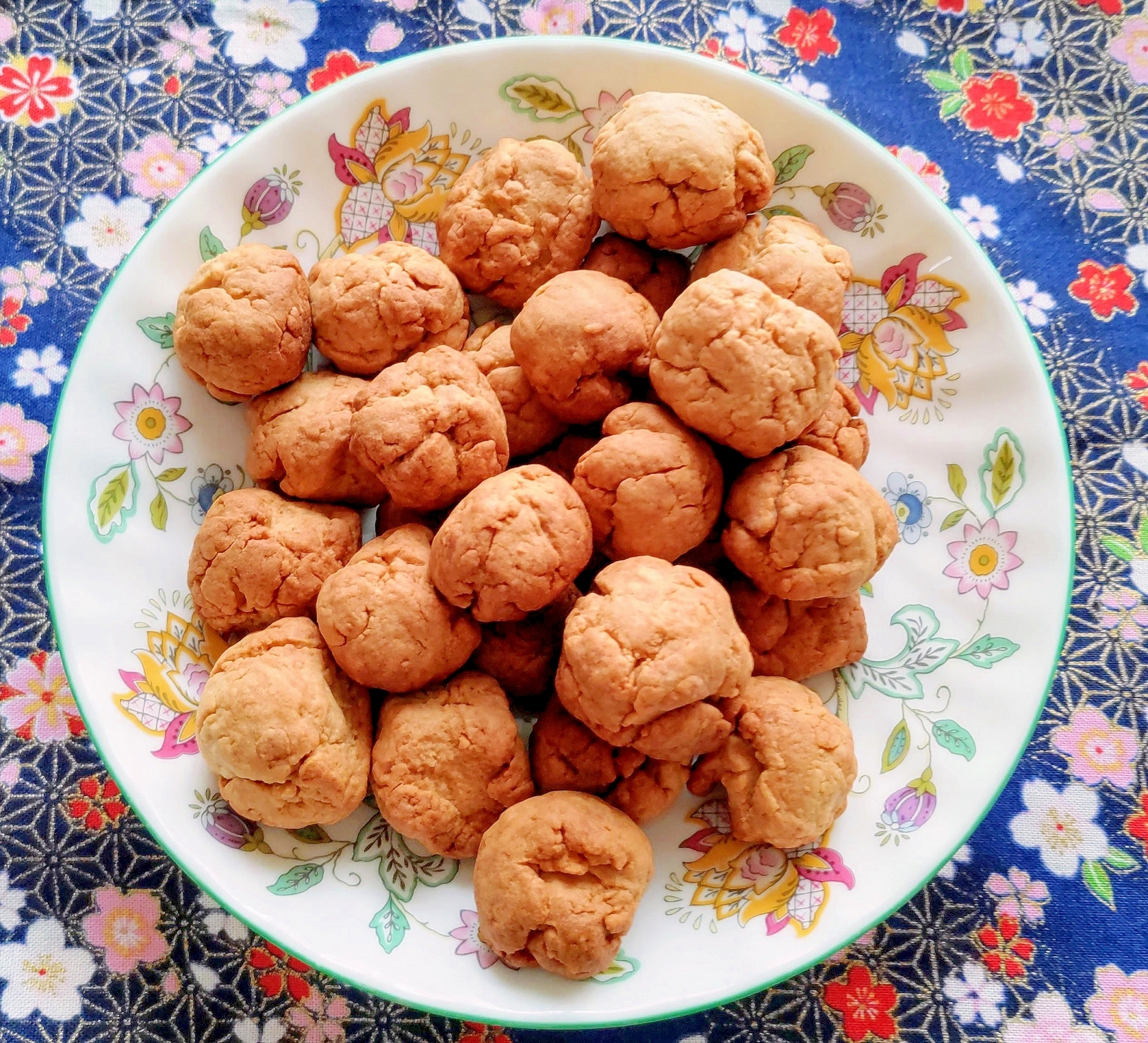 材料4つ☆ころころ梅クッキー