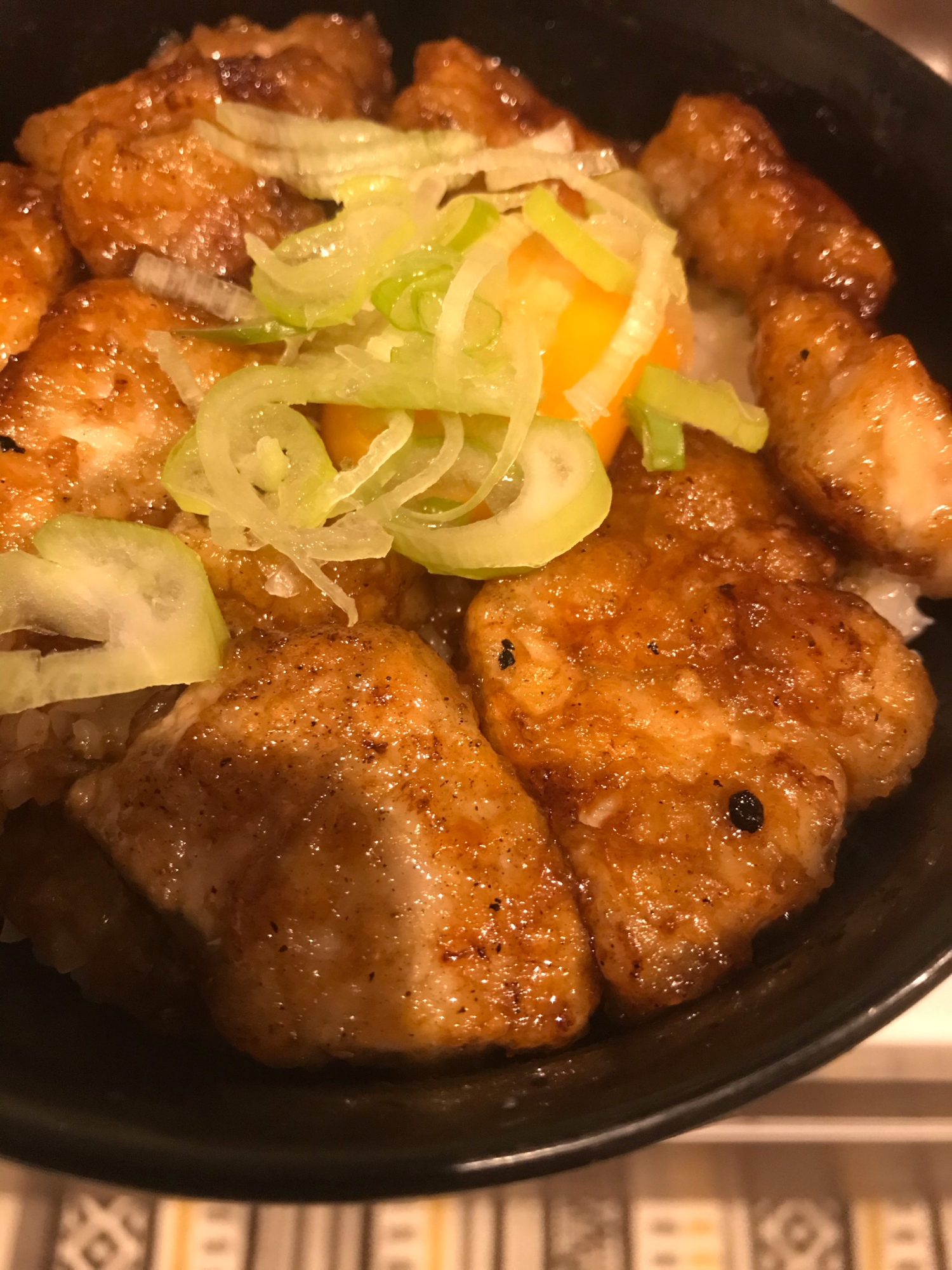 豚トロ照り丼！