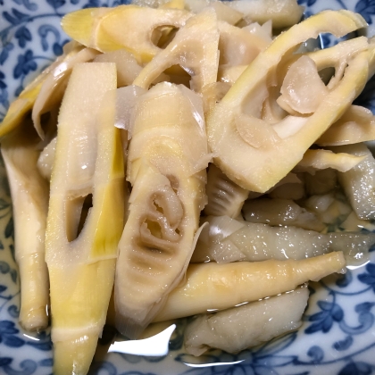 破竹と油揚げの煮物