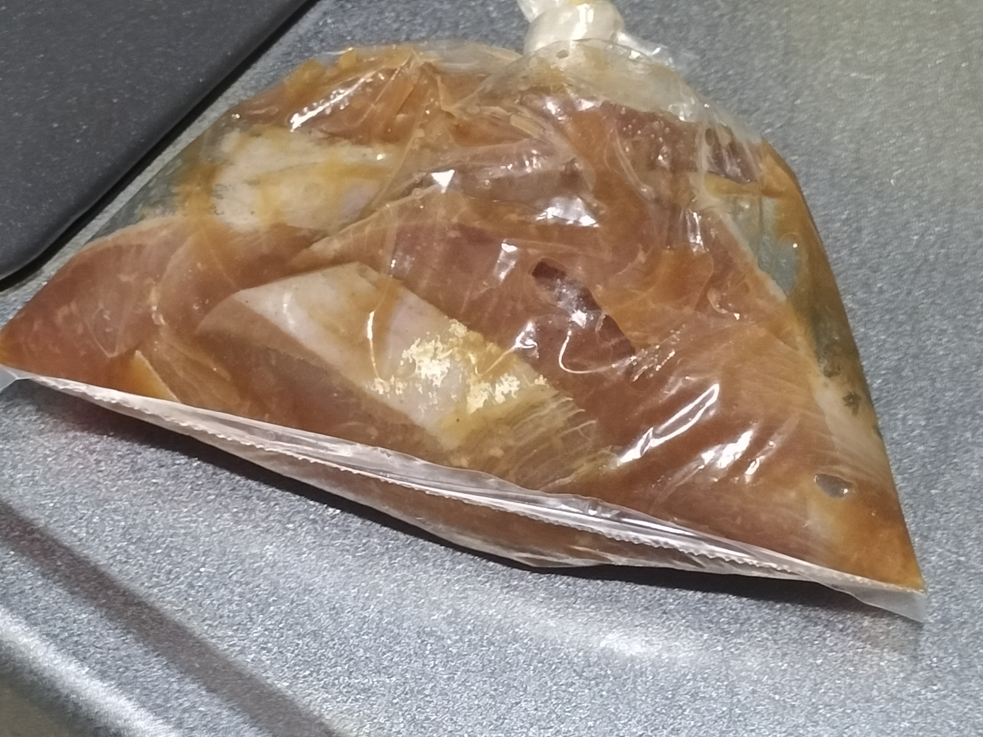 ポリ袋で簡単作り置き♪イナダの漬け