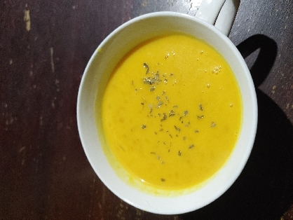 レンジで時短！簡単かぼちゃスープ