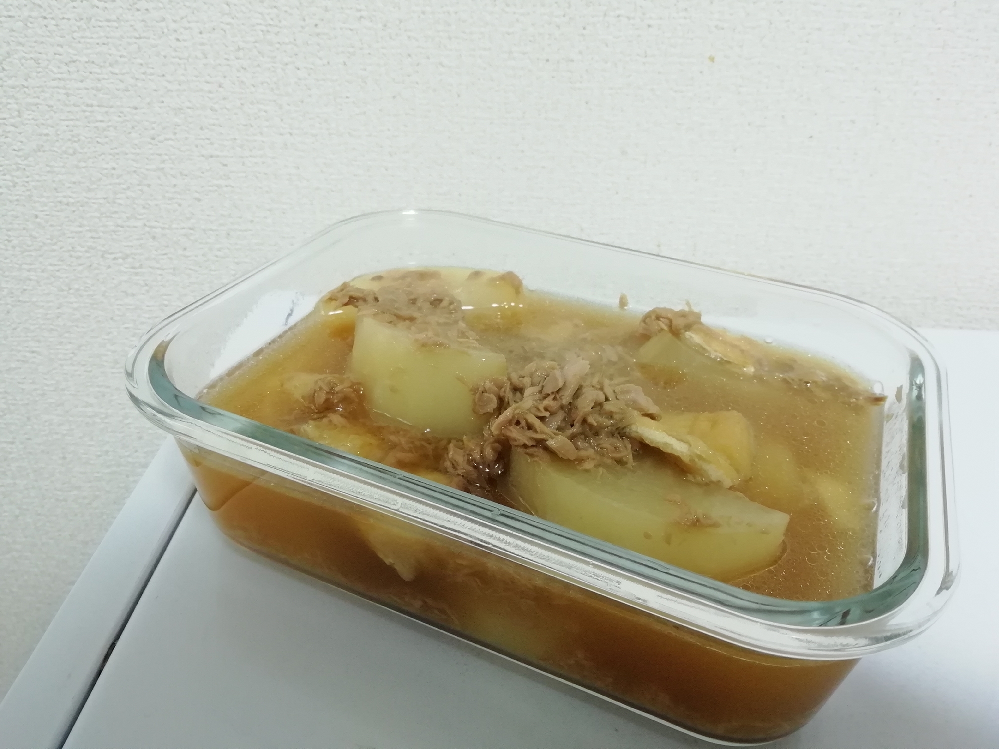 大根とツナと油揚げの生姜煮