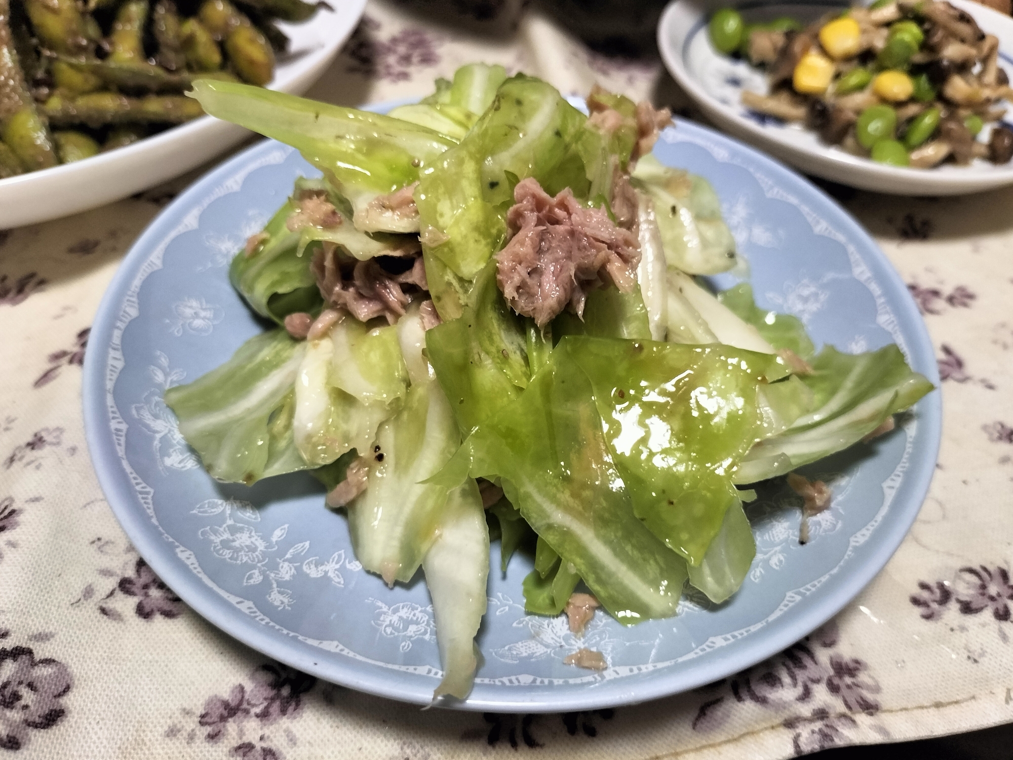 ツナ缶で簡単♪キャベツのナムル風サラダ