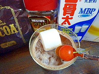 サクランボ＆マシュマロ入カフェモカ酒