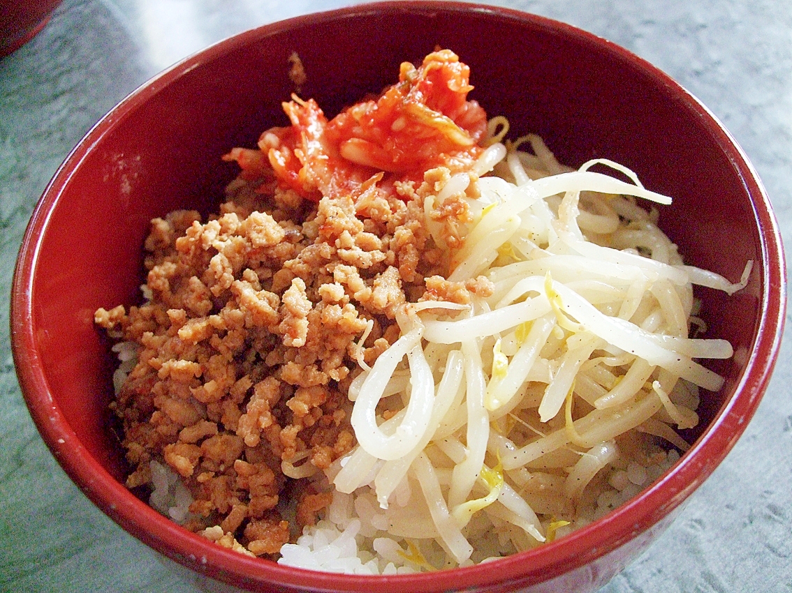 簡単！ウマ☆ビビンバ風丼