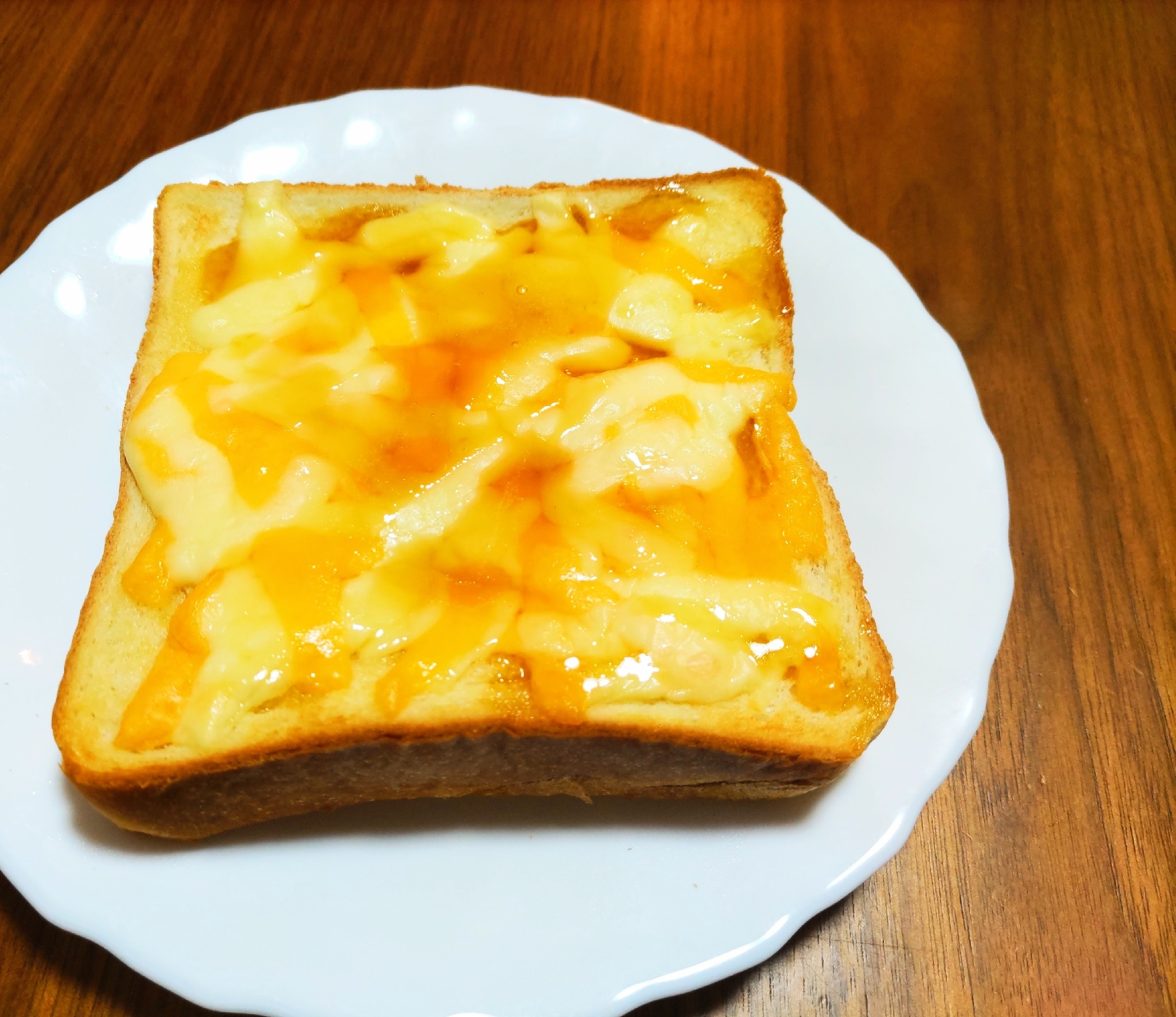 朝食に☆はちみつチーズトースト