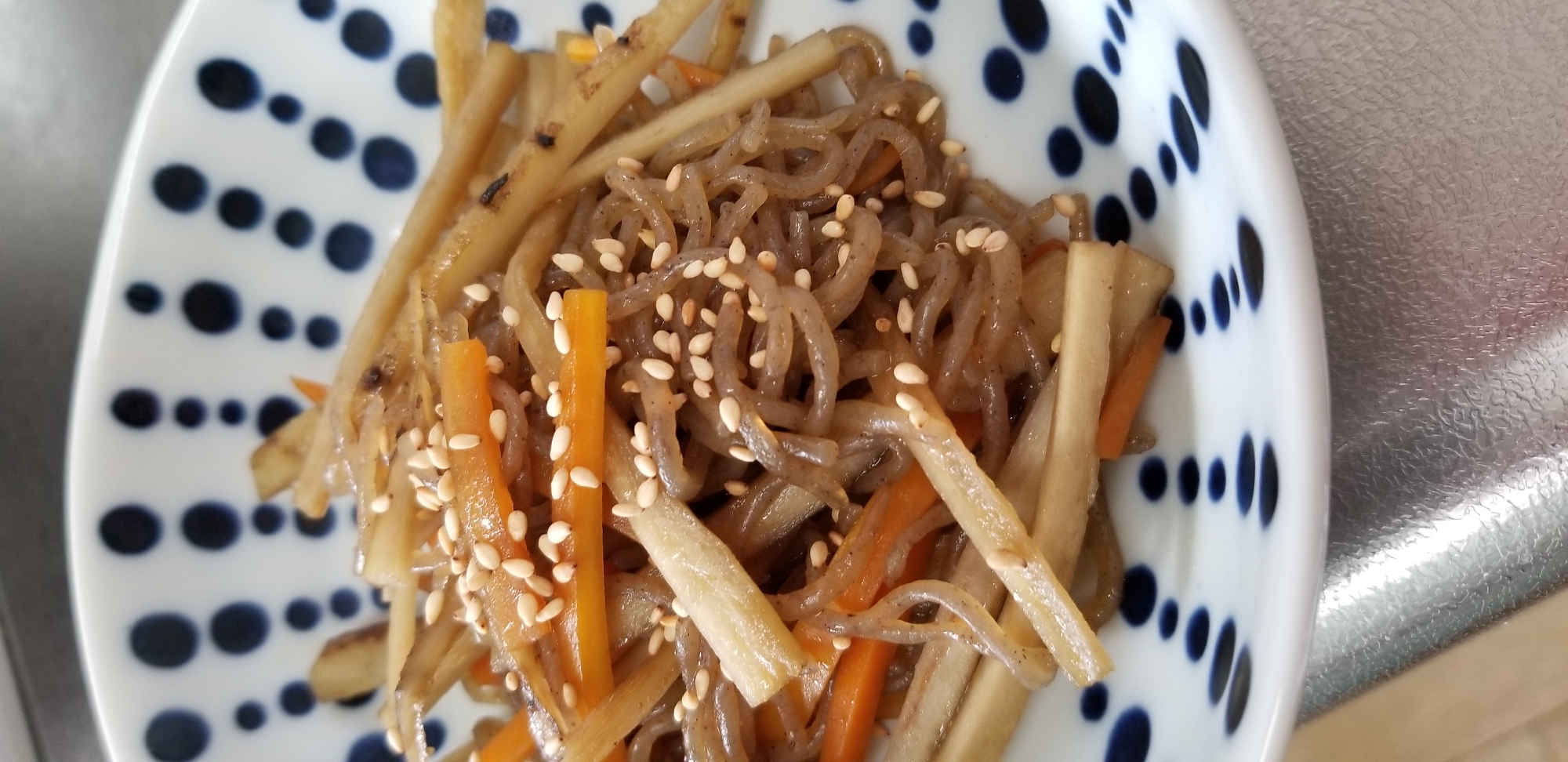 味しっかり!糸こんにゃく入りきんぴらごぼう