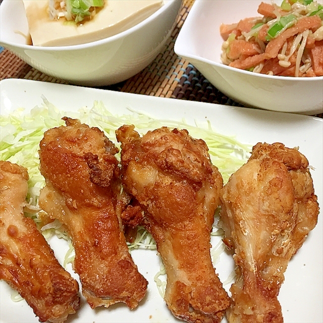 半分でも十分 市販の唐揚げ粉で手羽元の唐揚げを作る レシピ 作り方 By Johnny Bean 楽天レシピ