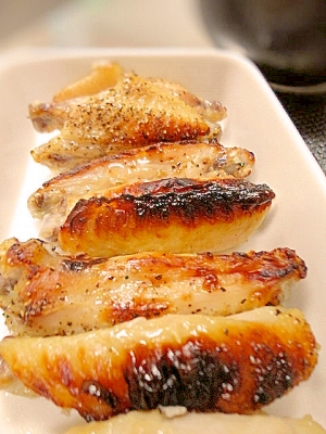 簡単おつまみ 手羽中の塩麹ペッパートースター焼き レシピ 作り方 By すいかサマ 楽天レシピ