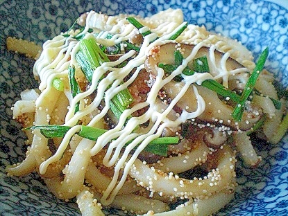 「明太ネギ焼うどん」　　　♪♪