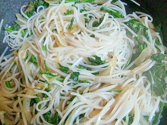 こごみのパスタ