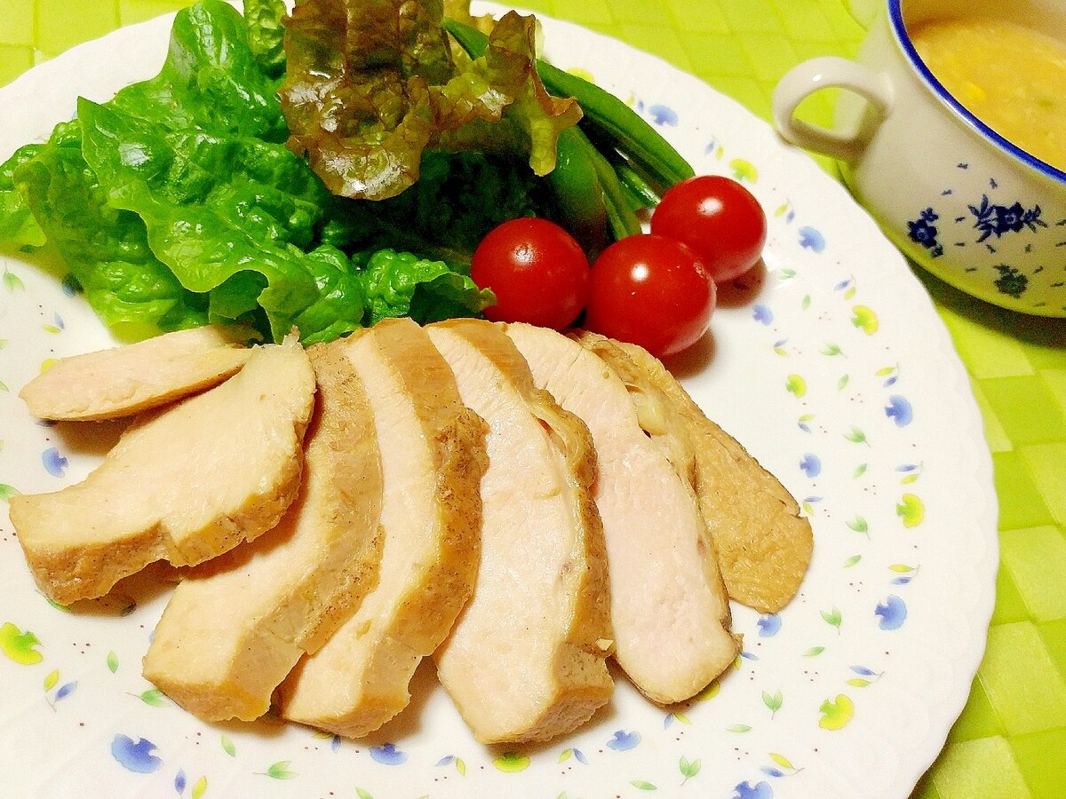 巻かない 鶏ハム レシピ 作り方 By Handmade Cute 楽天レシピ 巻かない 鶏ハム レシピ 作り方 By Handmade Cute 楽天レシピ