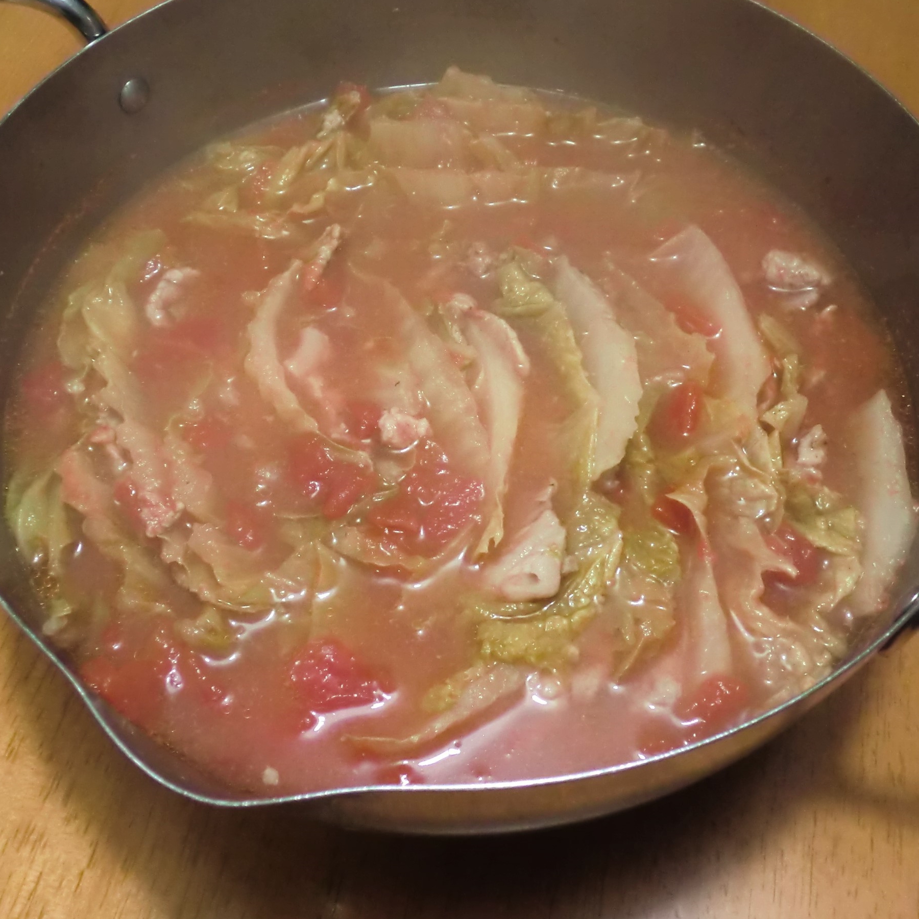 トマトスープ★ミルフィーユ鍋