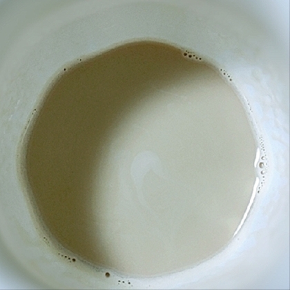 酒粕でカフェオーレ