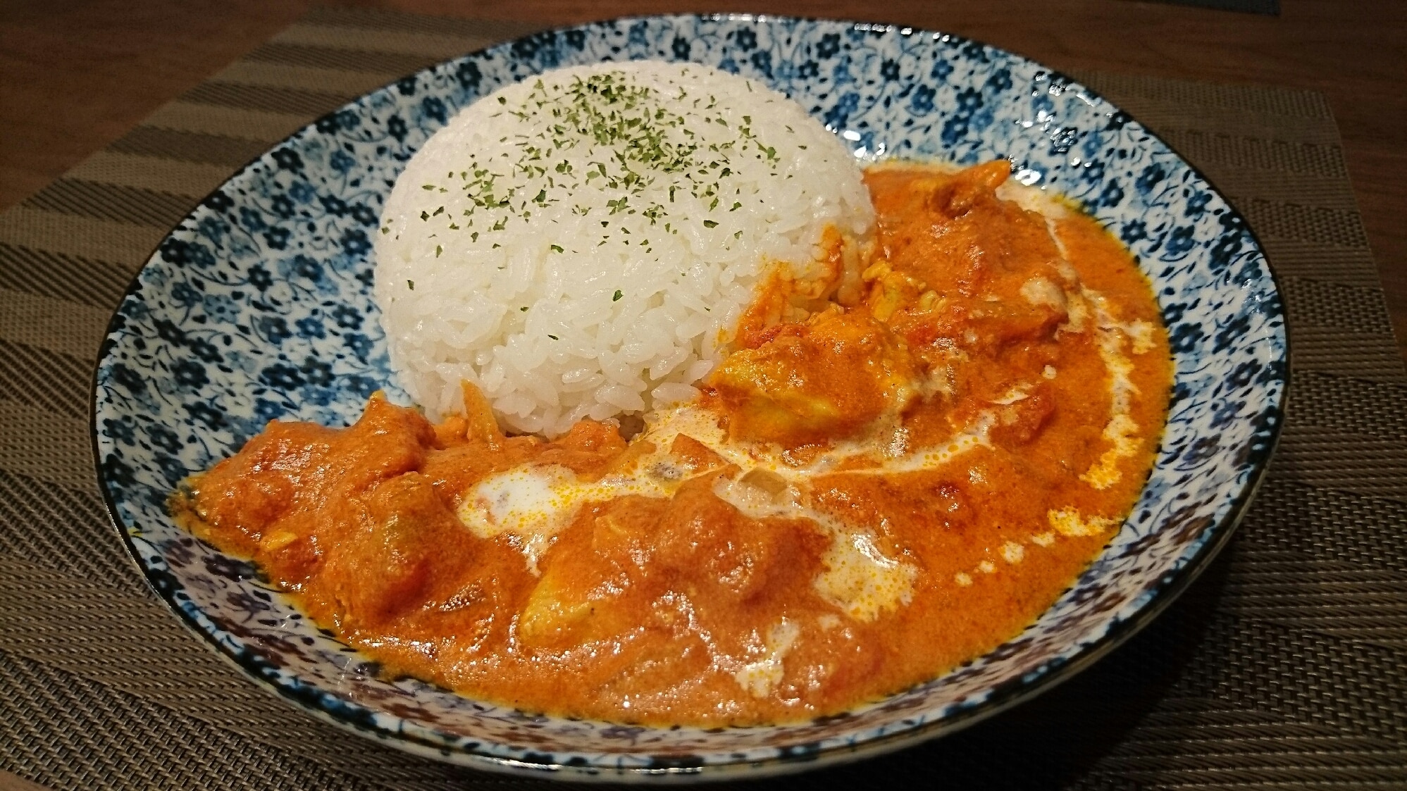 フライパンでチキンカレー トップ