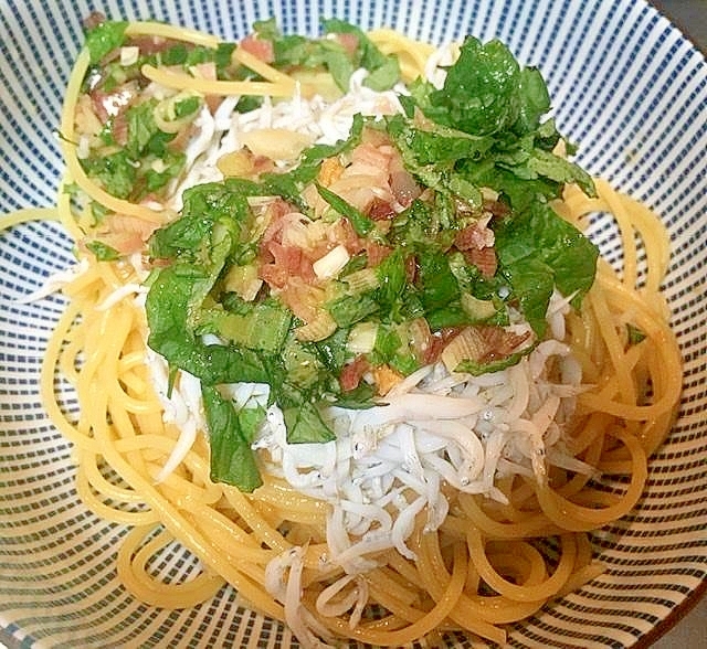 暑さを乗り切れ 夏に最適 冷製梅しらすパスタ レシピ 作り方 By じゃむお1987 楽天レシピ