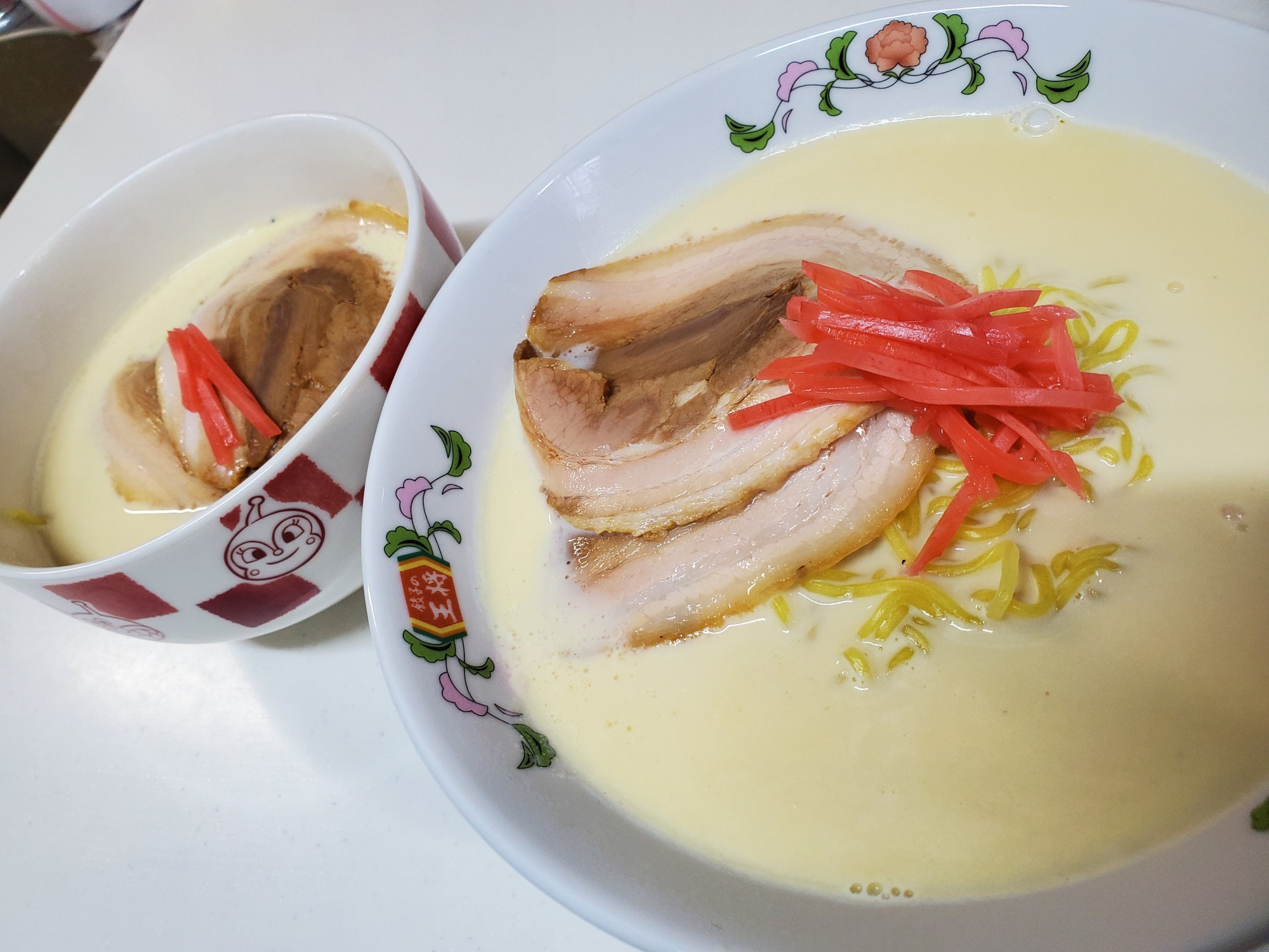 豆乳で作る豚骨ラーメン