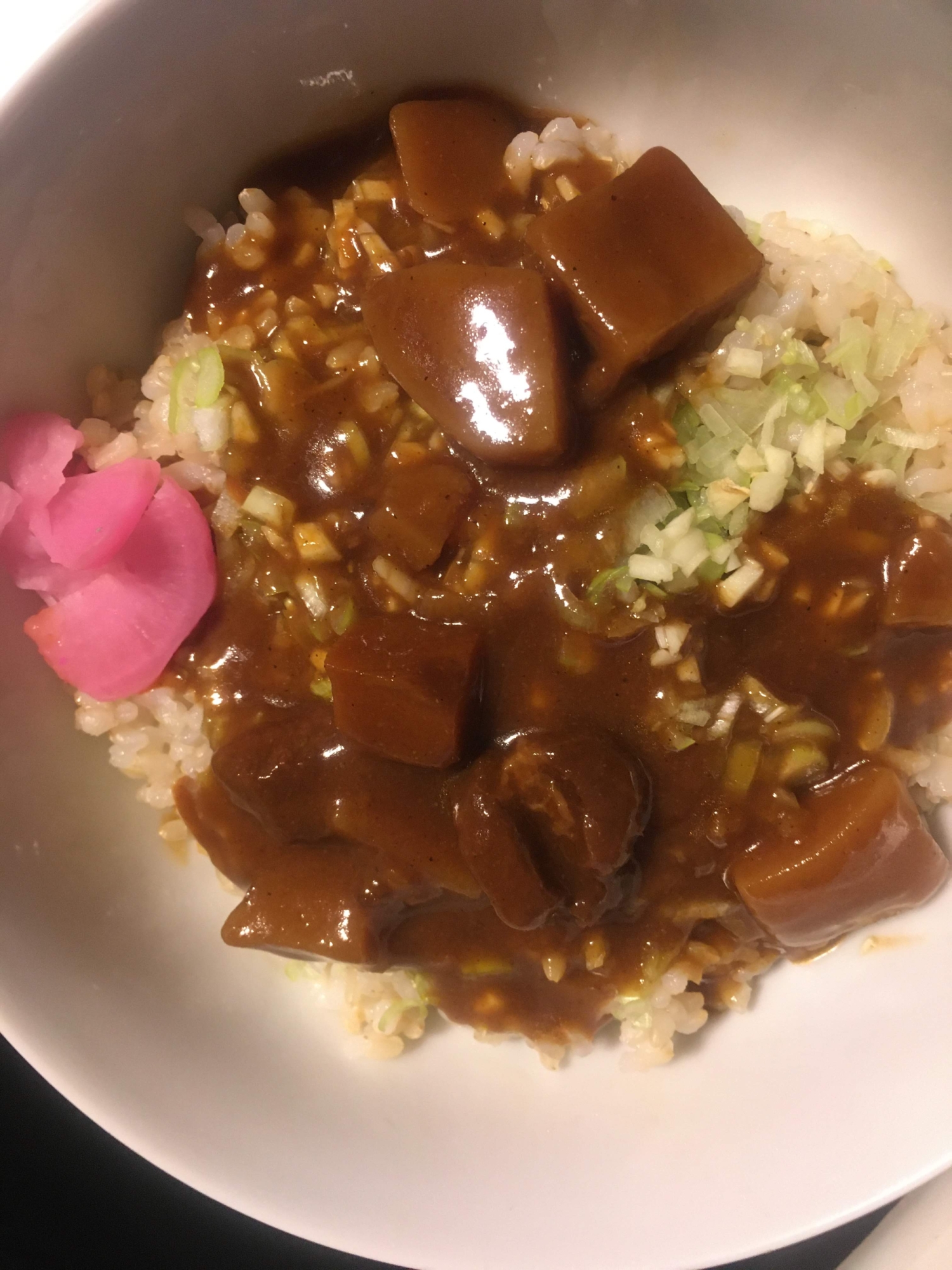 玄米のネギにんにくカレー レトルトなどをアレンジ レシピ 作り方 By Naben 楽天レシピ 玄米のネギにんにくカレー レトルトなどをアレンジ レシピ 作り方 By Naben 楽天レシピ