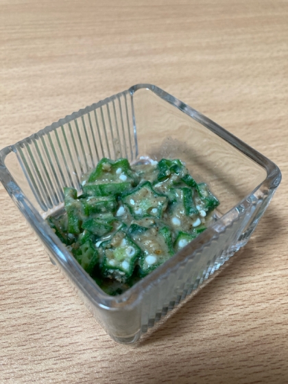 ごまの風味が最高ᕷ˖オクラのごま味噌和えꕤ୭*