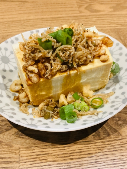 お好み焼きで余った天かすが、ここで活躍しました♪美味しかったです！