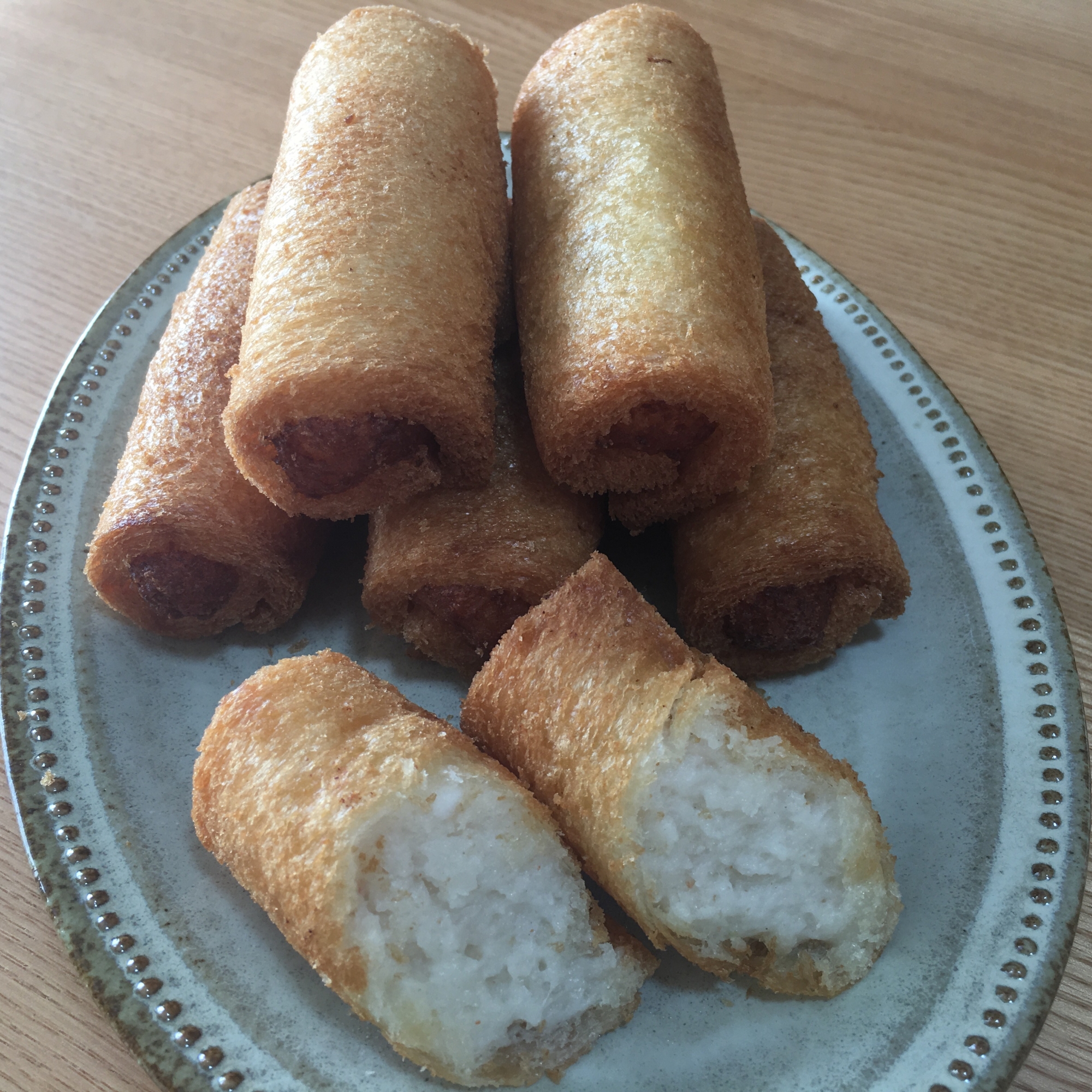 超絶簡単!冷凍エビシューマイで長崎名物ハトシロール