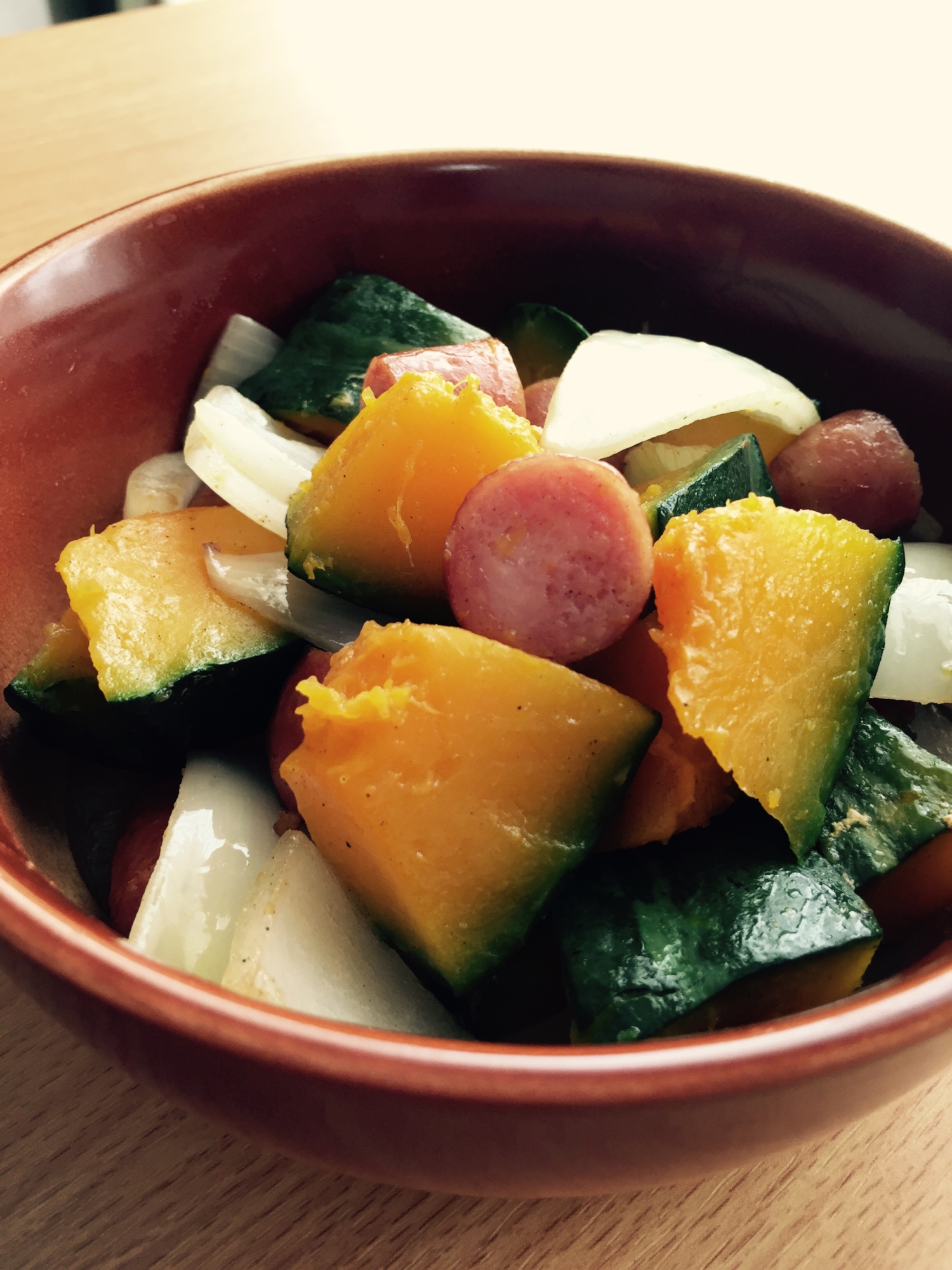 旬の新たまねぎで かぼちゃのホットサラダ レシピ 作り方 By Maoronmama 楽天レシピ