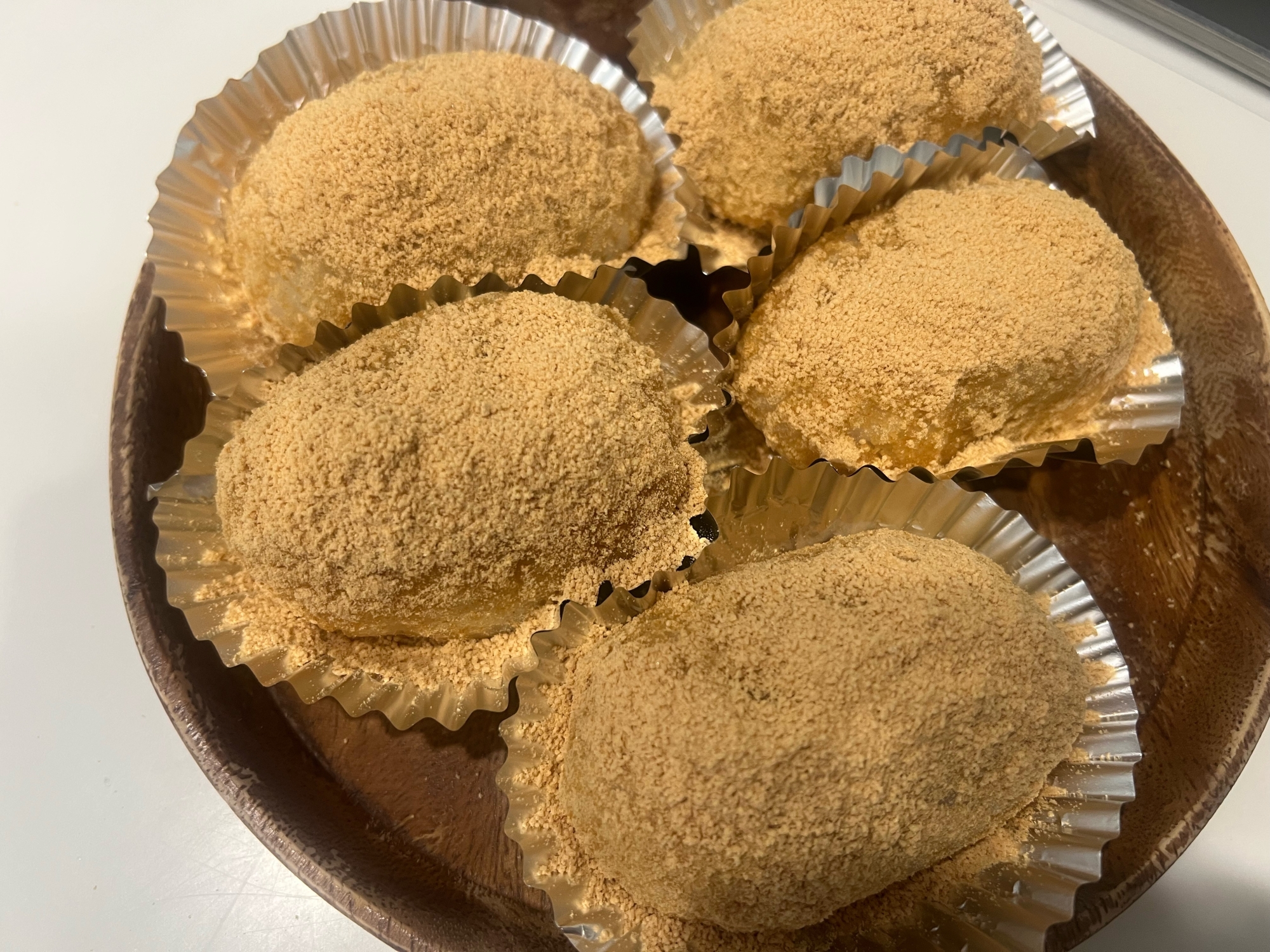 きなこのおはぎ　粒あん入り