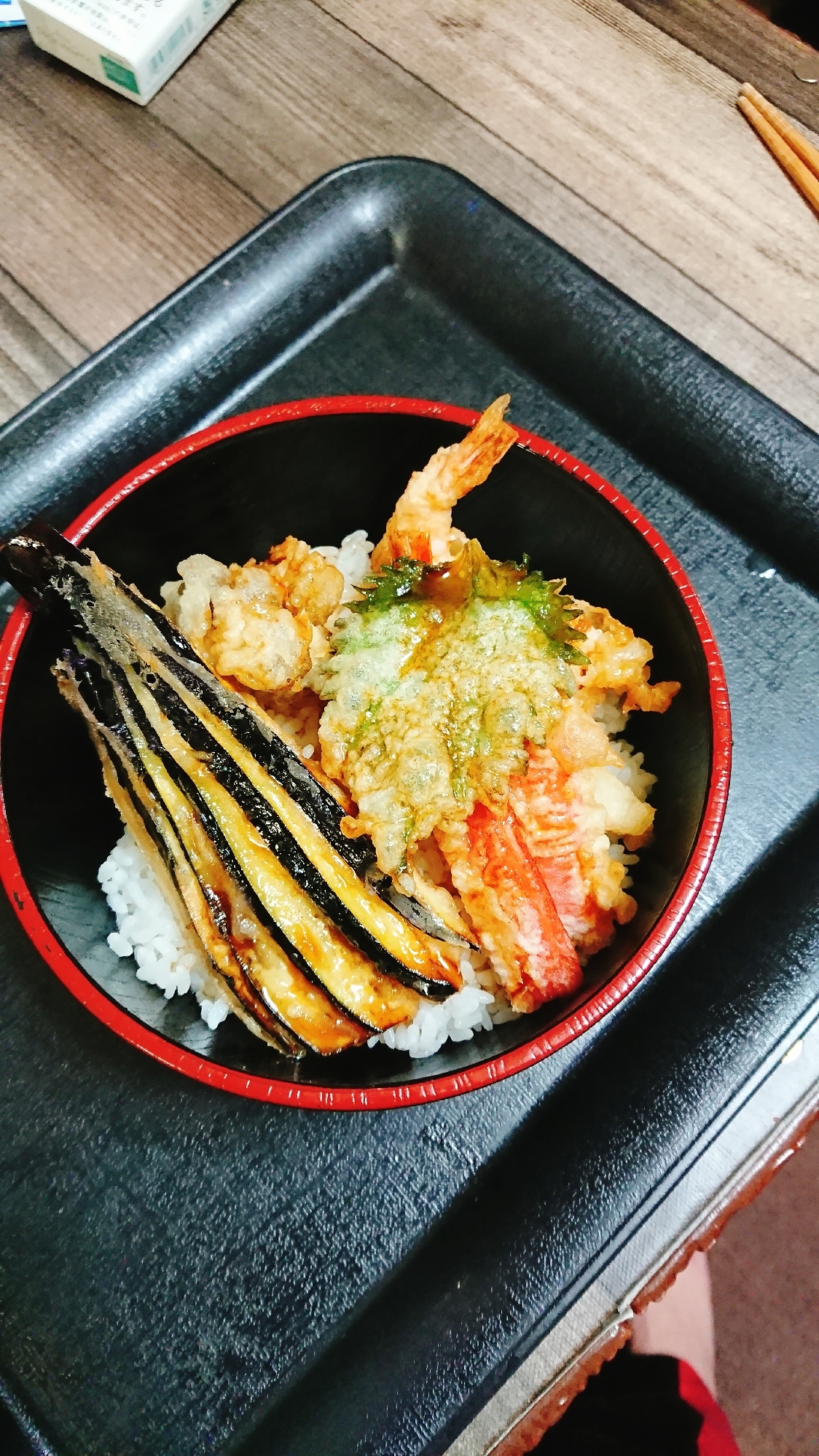 たこ焼き粉で簡単天丼