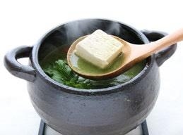 ほうれん草湯豆腐