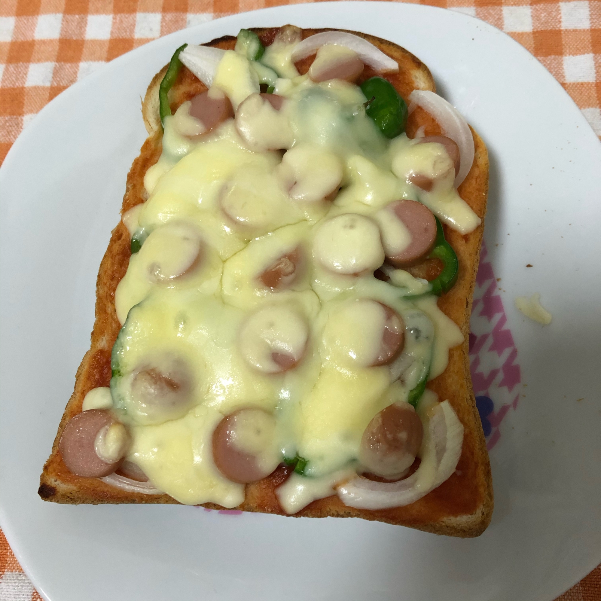 簡単ピザトースト