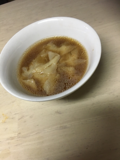 キャベツ入れて量が増えます。食感も加わって参考になりました