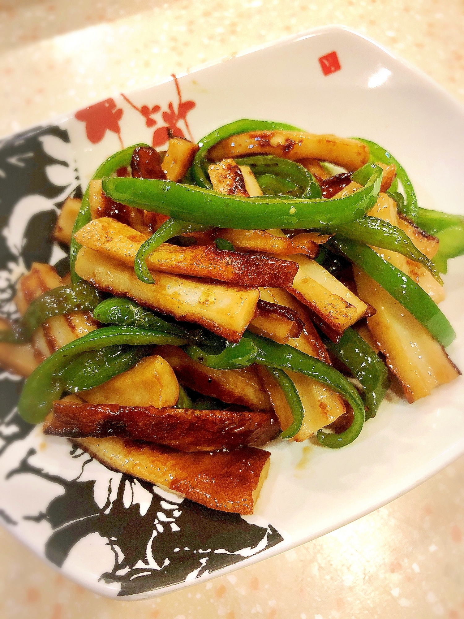 ちくわのチンジャオロースー☆