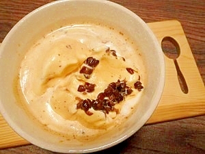 シナモン小豆カフェ☆アフォガード