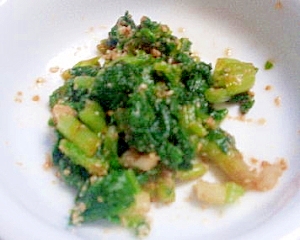 大根葉で糠漬け