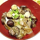 【男の料理】カルビ茄子丼