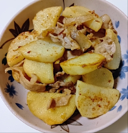 簡単！長いもと豚肉の"ほくほく"炒め