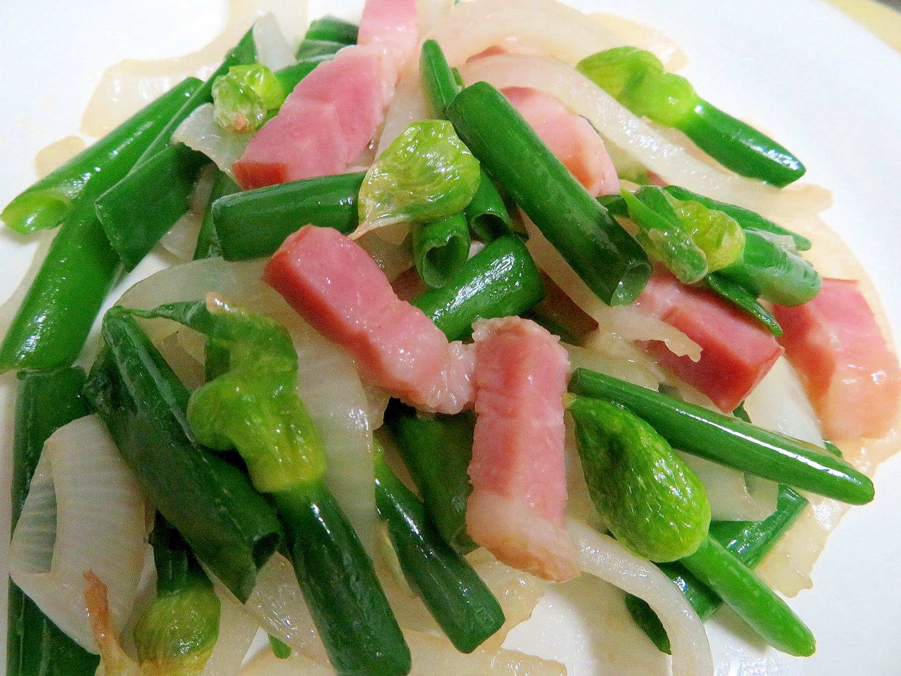 ネギ坊主と玉ねぎのベーコン炒め ネギ坊主の大量消費 レシピ 作り方 By 夏はぜ 楽天レシピ ネギ坊主と玉ねぎのベーコン炒め ネギ坊主の大量消費 レシピ 作り方 By 夏はぜ 楽天レシピ