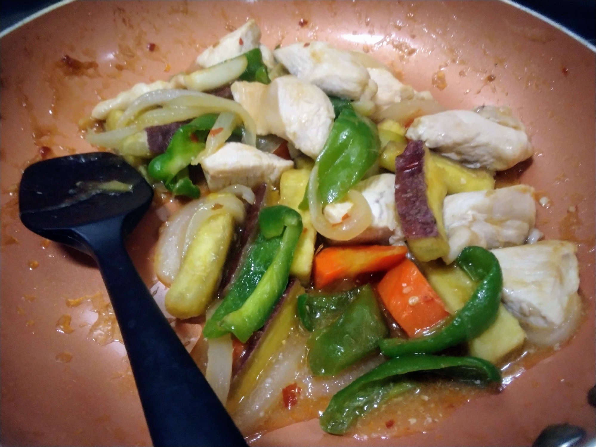 鶏むね肉のスイチリ炒め