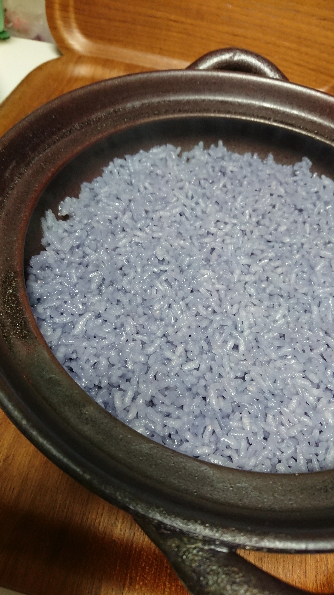 紫キャベツの汁で青いご飯 レシピ 作り方 By 一人っ子club 楽天レシピ