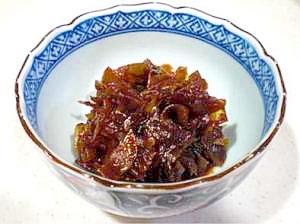 生姜の醤油煮　梅風味