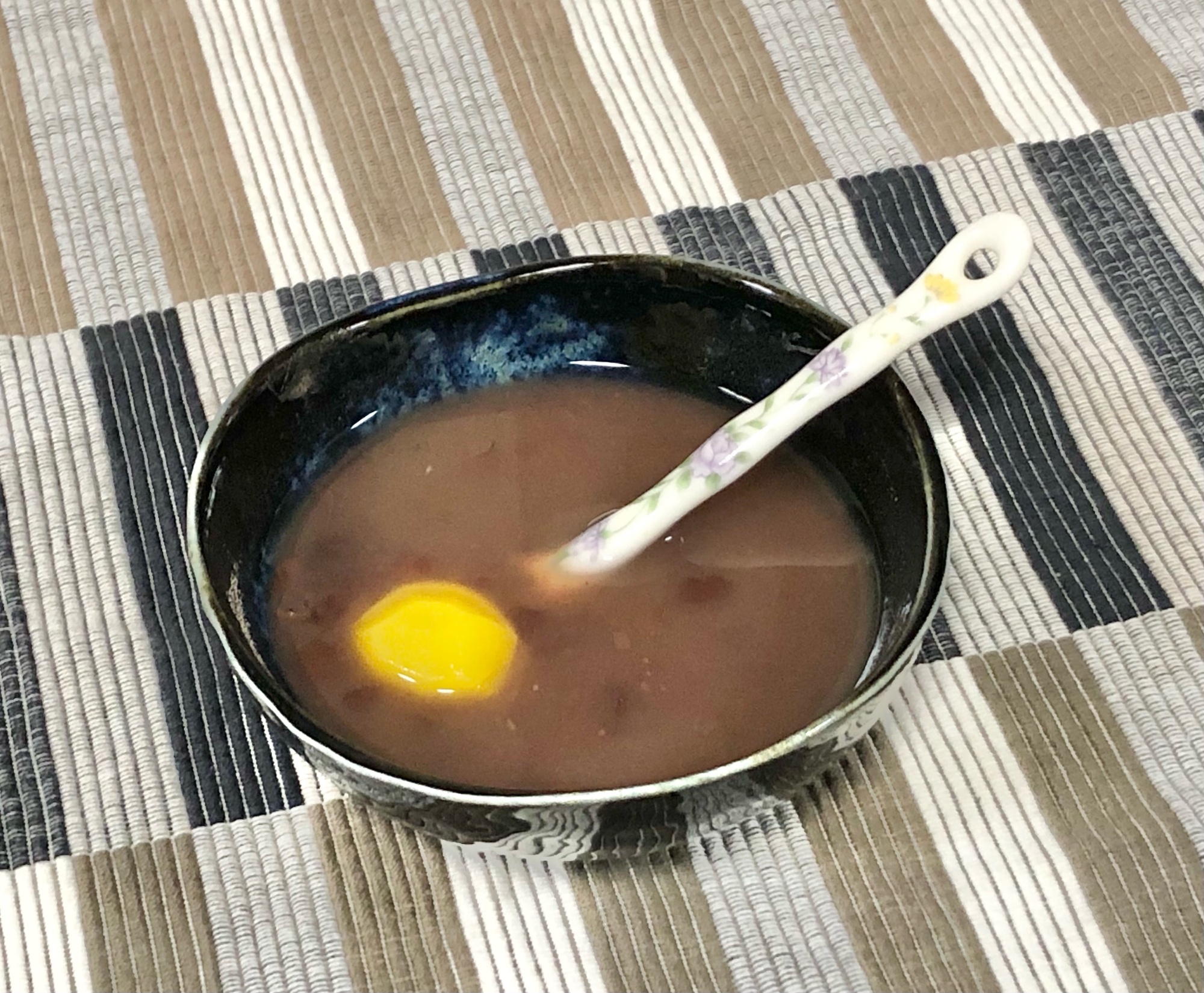 簡単⭐餅なし栗入りぜんざい(おしるこ)