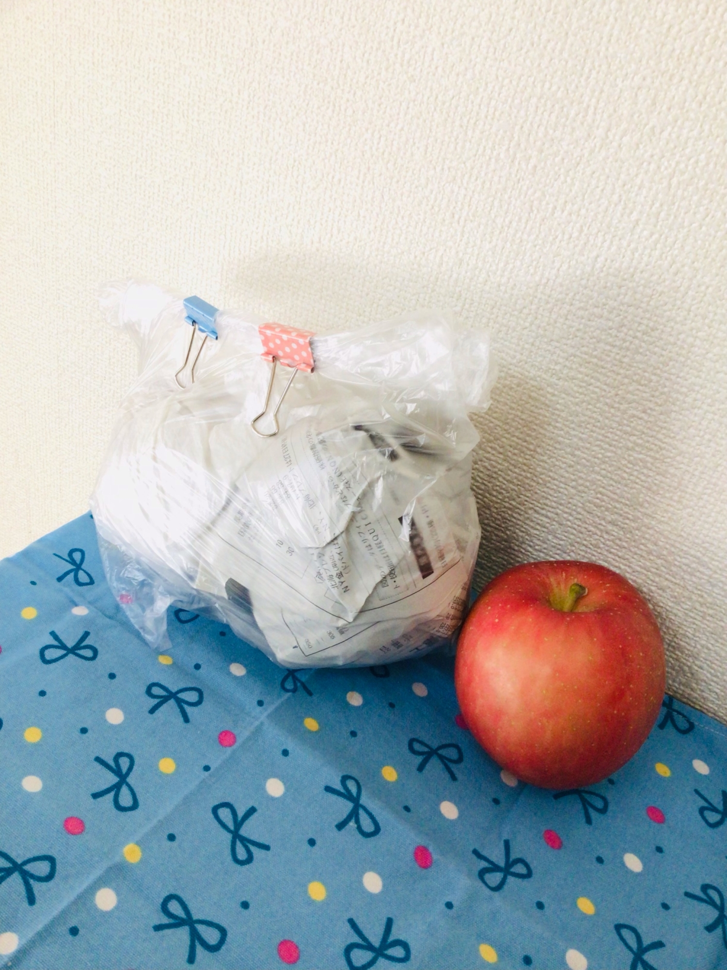 リンゴで冷蔵庫にgo❗️リンゴちゃんの保存法☺️