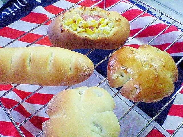 バター不使用＆固くない☆菓子パン＆惣菜パンの生地 レシピ・作り方 by