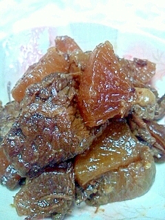 圧力鍋で簡単 こってりトロトロの牛肉と大根の煮物 レシピ 作り方 By Tappuu 楽天レシピ