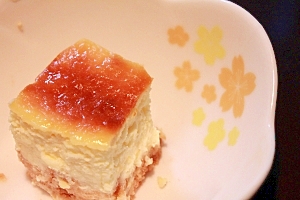 節約してヘルシーな濃厚チーズケーキ レシピ 作り方 By Marigo18 楽天レシピ
